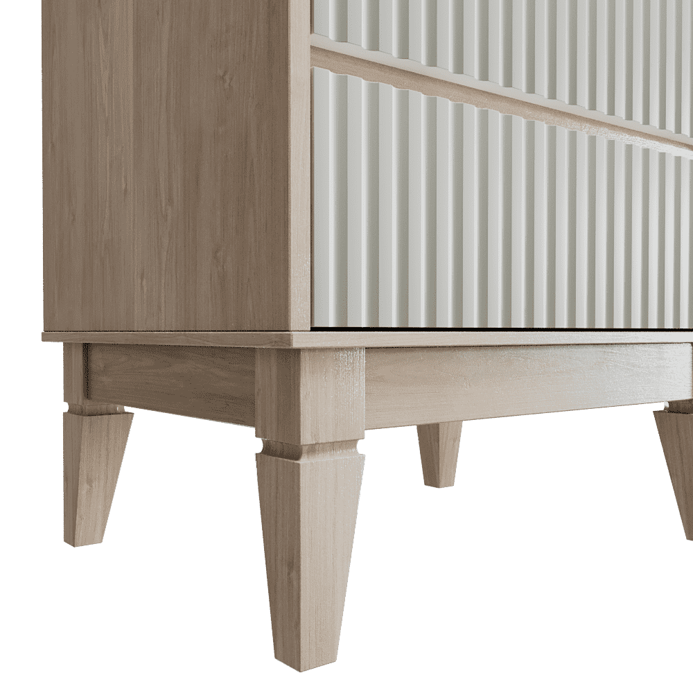 Тумба Адель, ель/белый